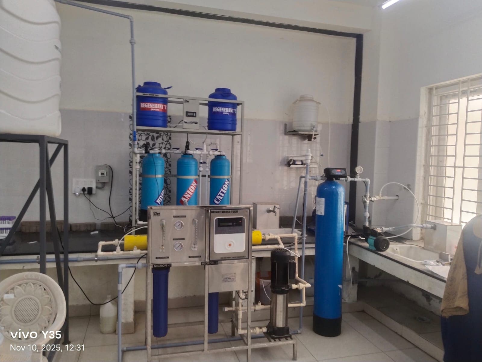 Demineralisation (DM) Water Plant